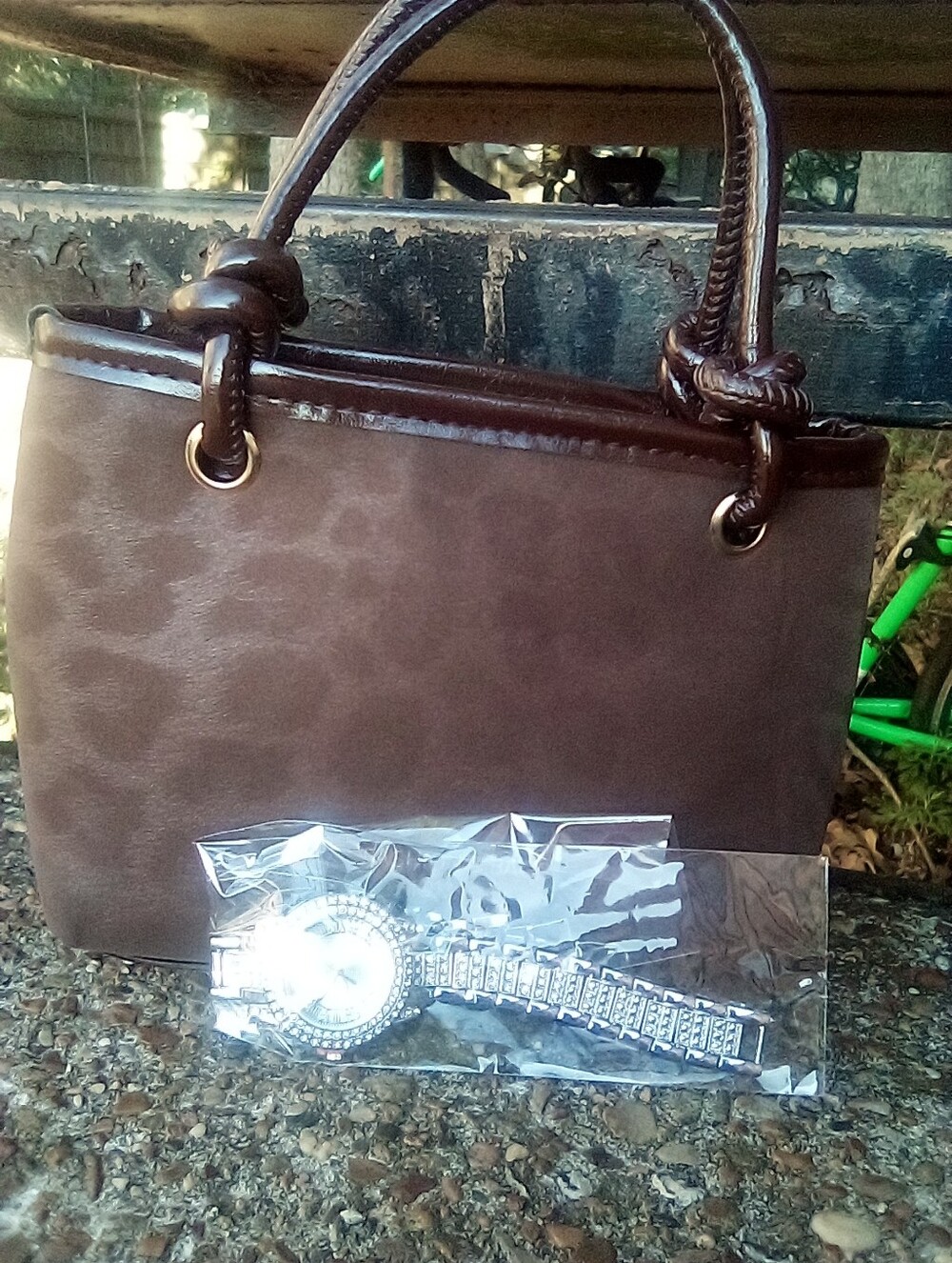 Classic Brown Women's Tote Handbag
